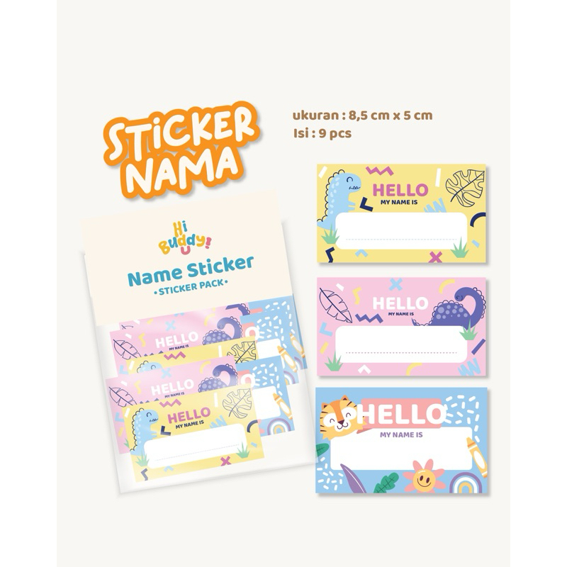 

STICKER NAMA / STIKER NAMA