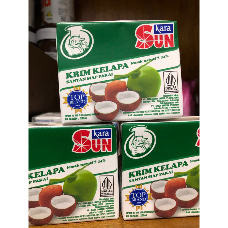 

Sun kara santan kelapa 200ml ed 2026