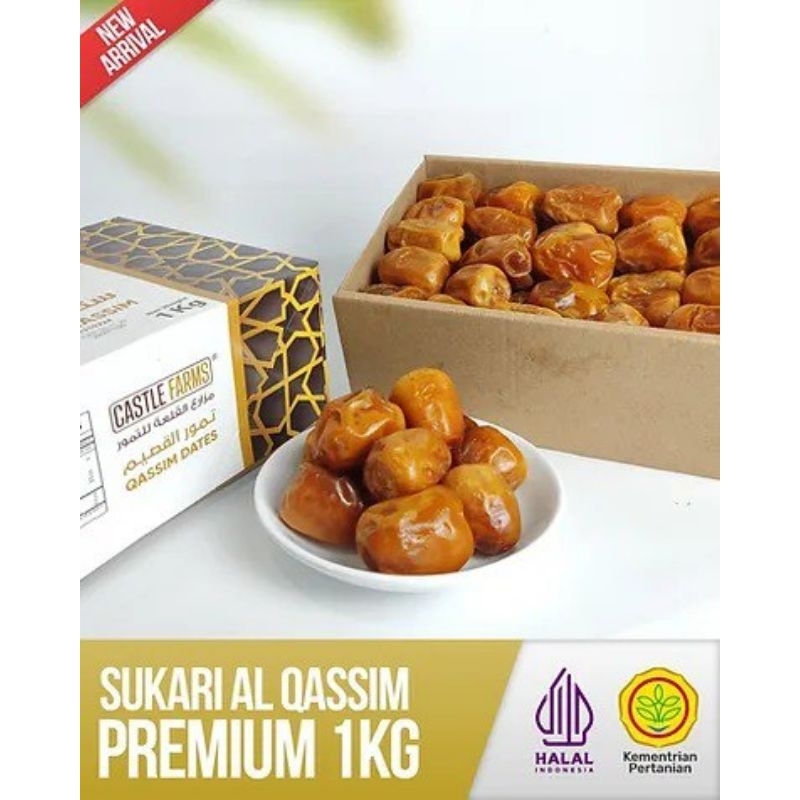 

Kurma Sukari Al Qassim Premium 1 Kg