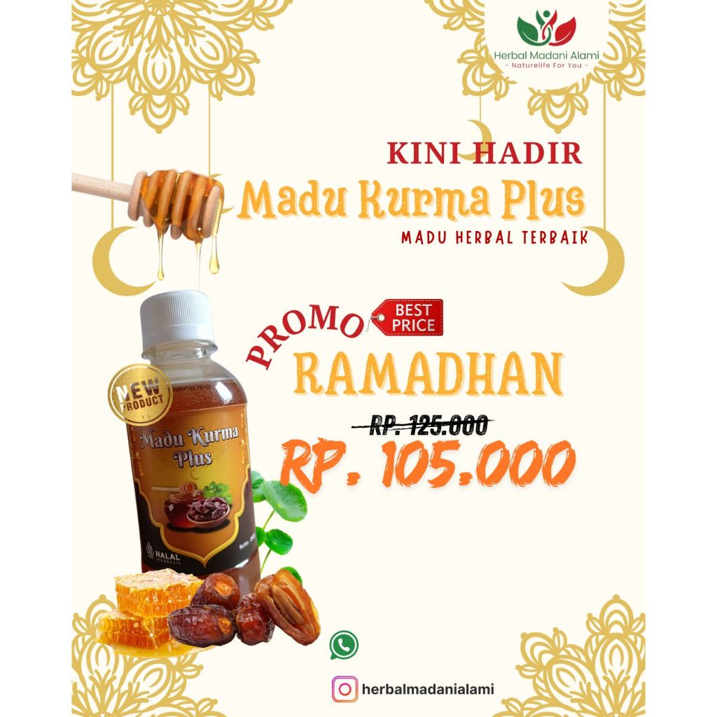

Madu Kurma Plus (Pegagan) - Meningkatkan Imunitas & Stamina Saat Berpuasa