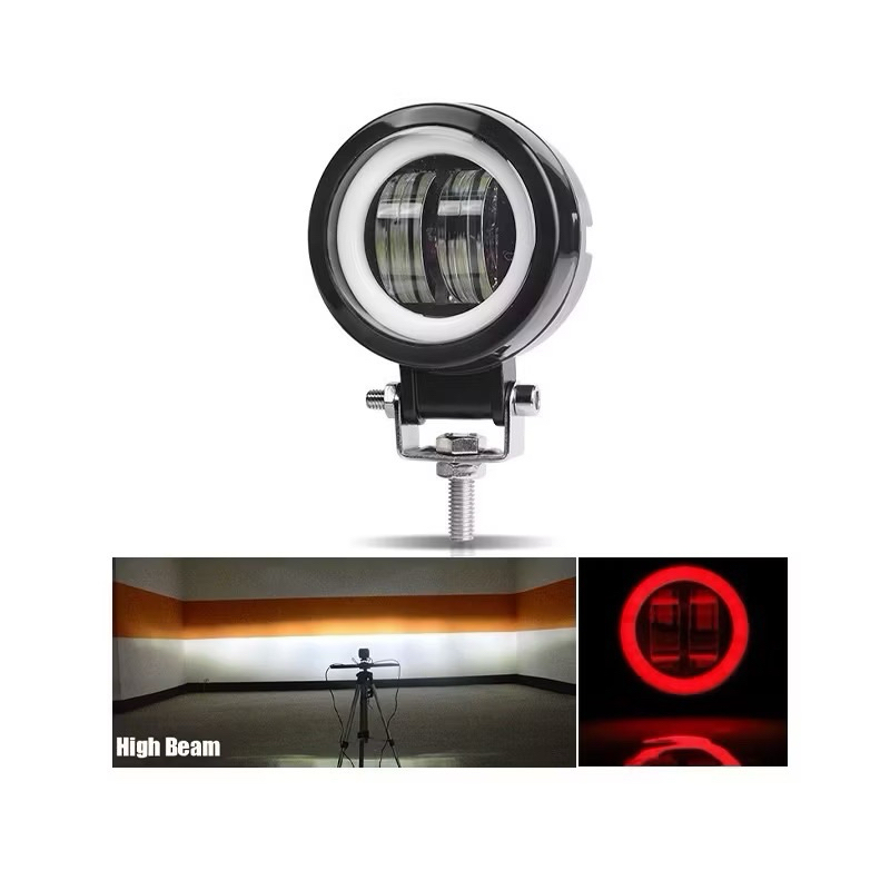 Lampu Tembak Sorot LED 4D Mata Lensa CWL 2 Model Bulat 20Watt AE 12-80Volt Universal Motor Mobil