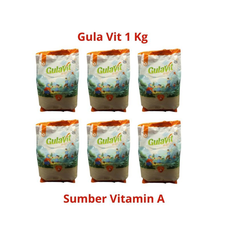 

[PAKET HEMAT ISI 6] Gula Pasir VIT 1 KG Kristal Premium PROMO MURAH/ VIT Gula Pasir 1 KG KRISTAL Premium PROMO MURAH
