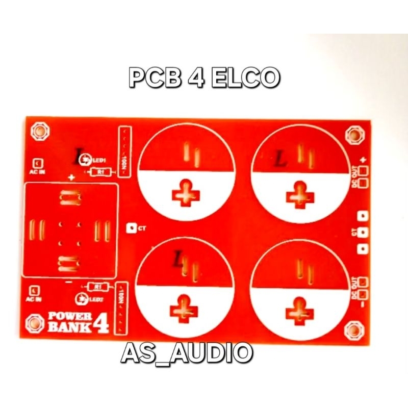PCB POWER SUPLAY 4 ELCO PCB PSU 1BIJI