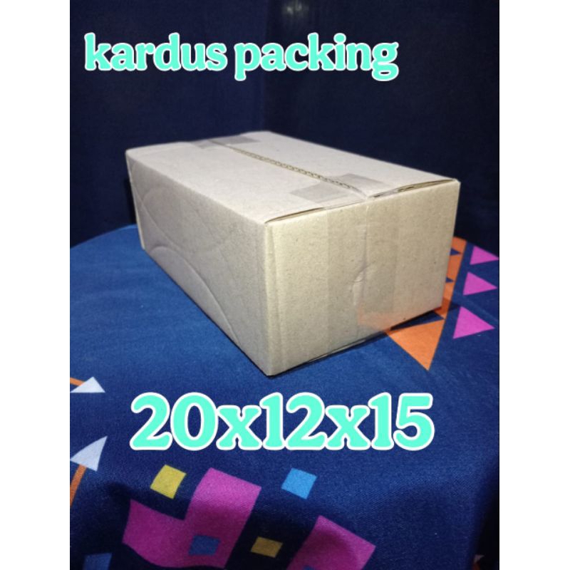 

kardus packing UK 20x12x15 kardus besar kardus kecil