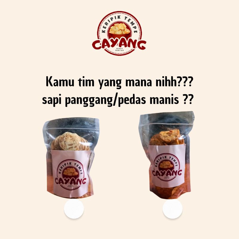 

kriptem sagu murahh cayangkeripik. tempe