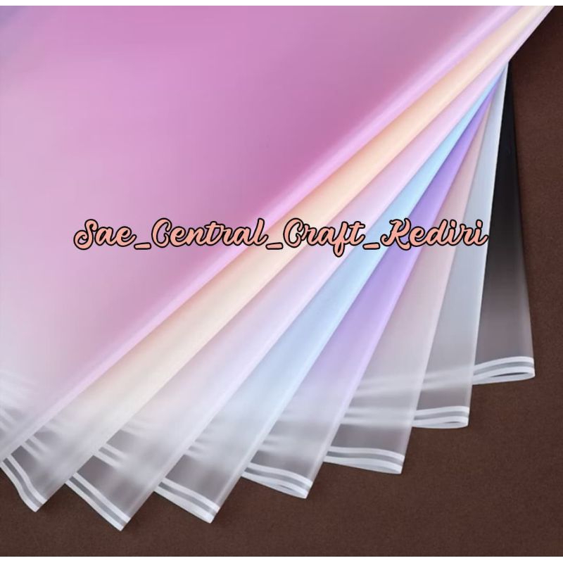 

FREE PACKING Kertas Buket Ombre Kertas Buket Bunga Flower Wrapping Ombre Buket Bunga WaterProof Cellophane