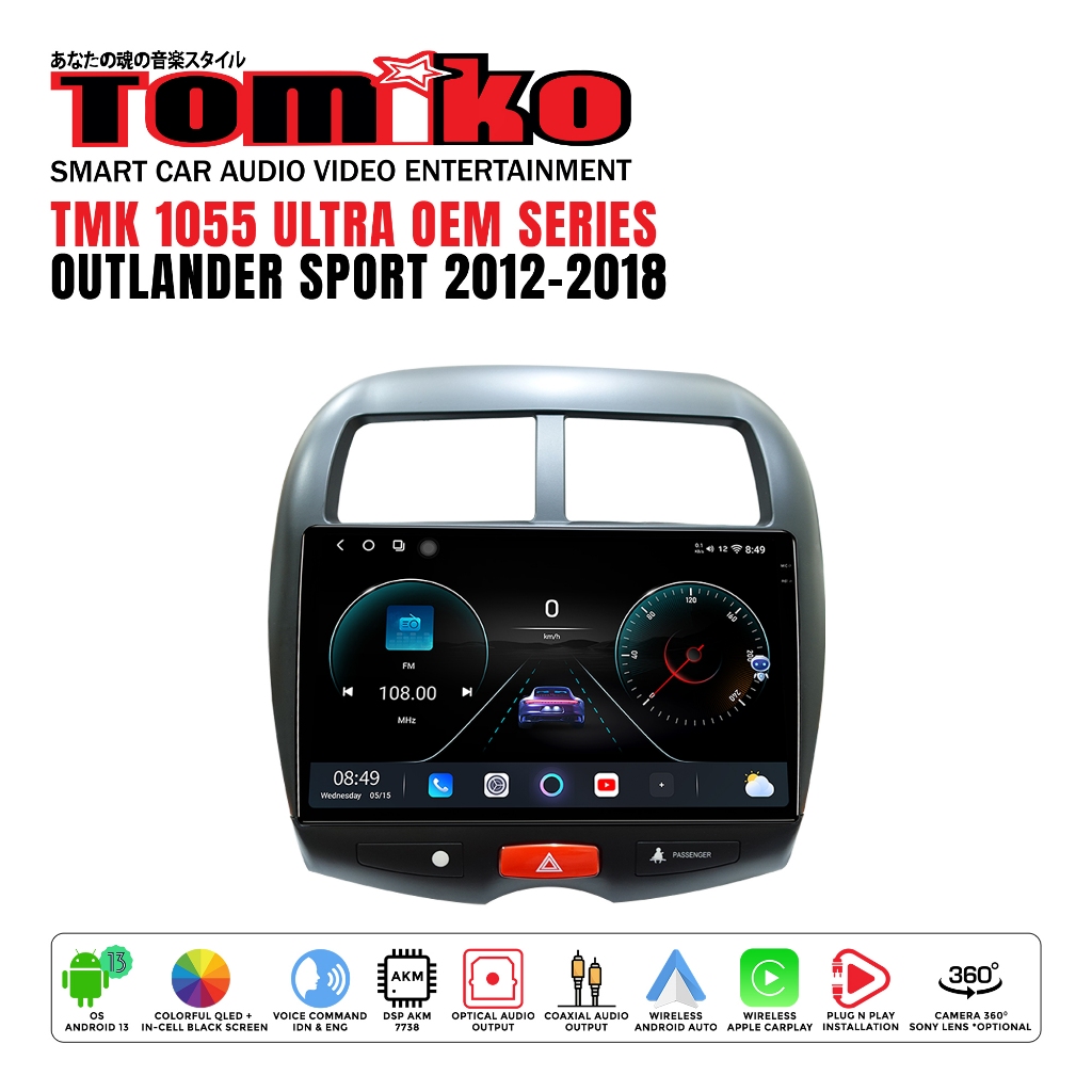 Tomiko - headunit android tmk 1055 ultra oem for Outlander Sport