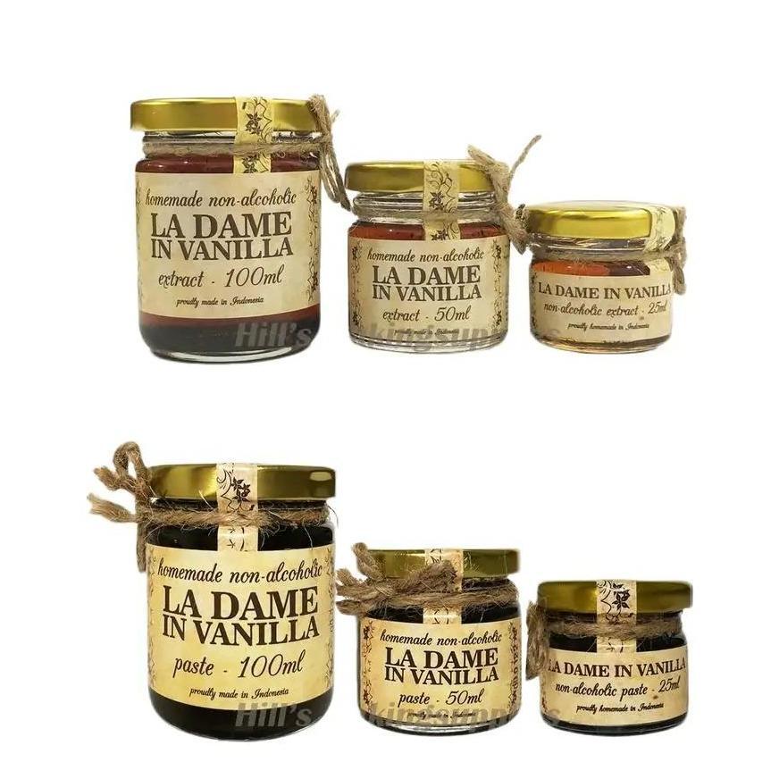 

La Dame Vanilla Extract / La Dame Vanilla Paste Perisa Alami Vanilla