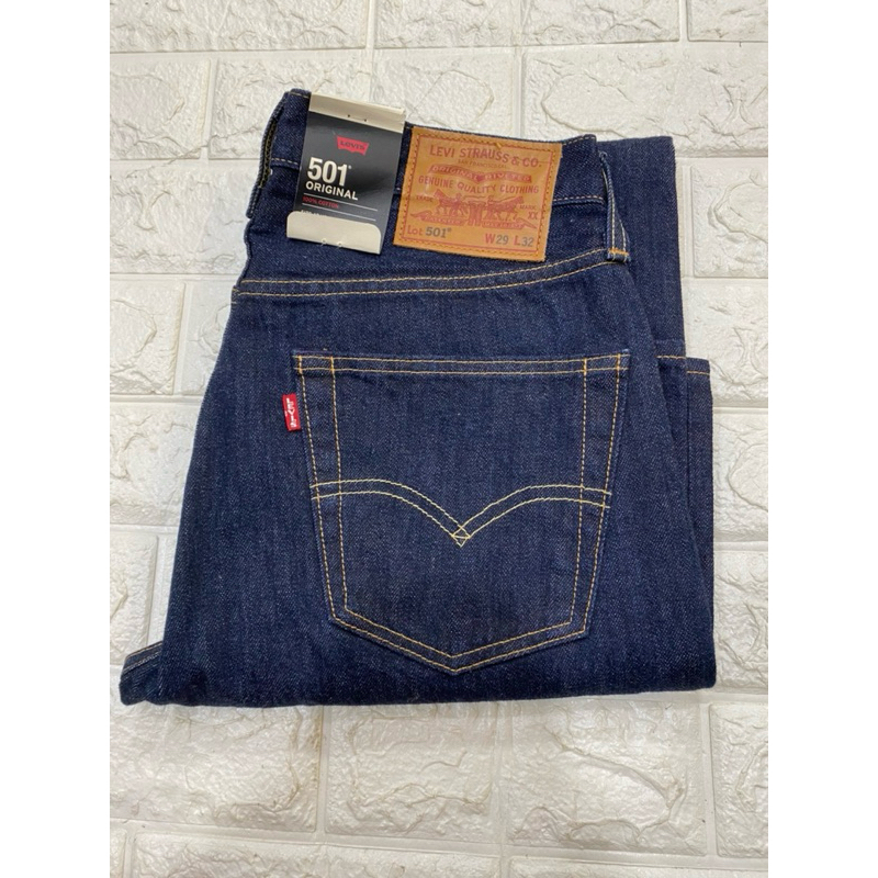 Celana Jenas Pria LEVI’S 501 REGULER ORIGINAL BIRU GARMEN 501-1484