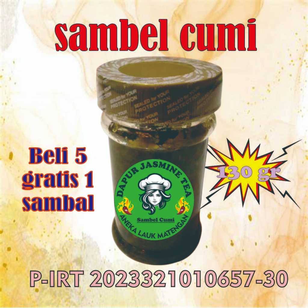 

SAMBAL CUMI DAPUR JASMINE TEA