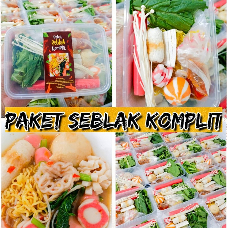 

Paket Seblak Komplit Kemasan box 650 ml