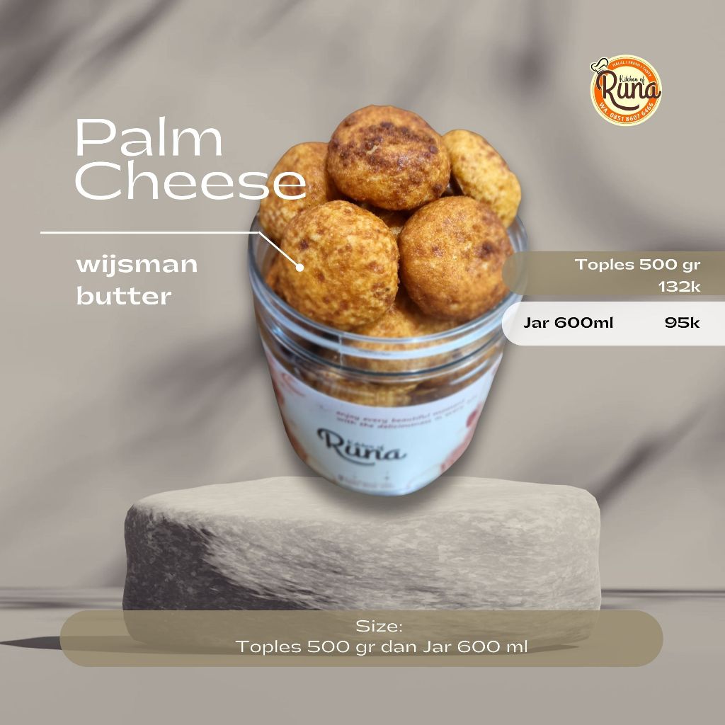 

Palm Cheese Wijsman Butter Toples 500gram dan Jar 600ml