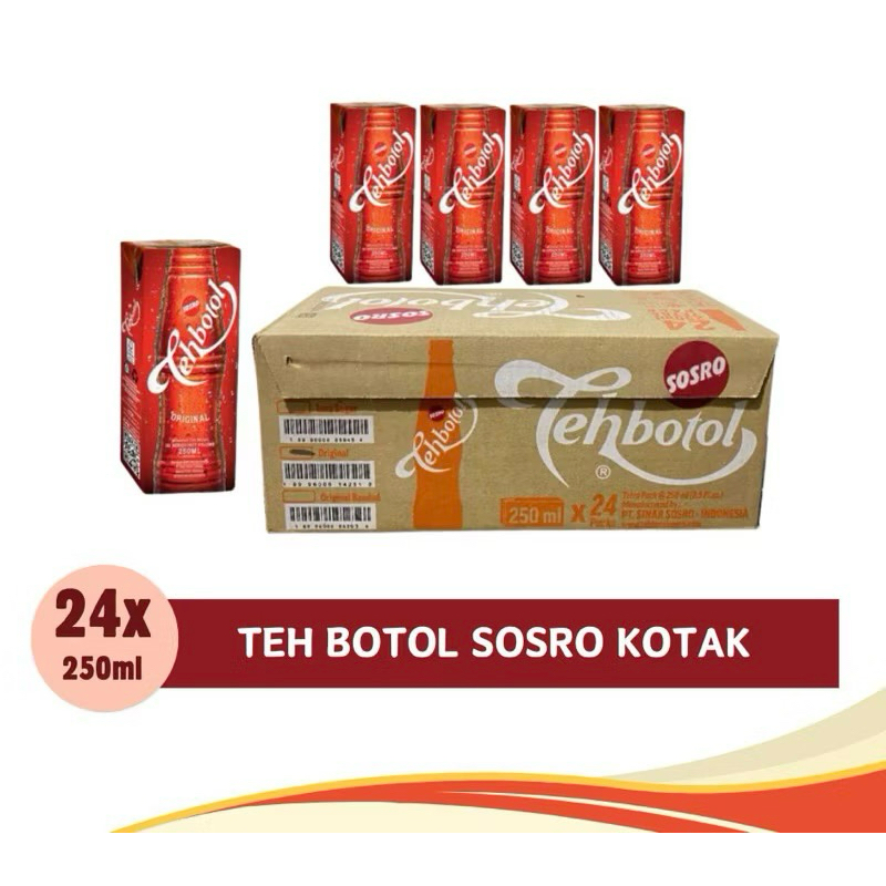 

Teh Botol Kotak Sosro 250ml Dus Isi 24pcs