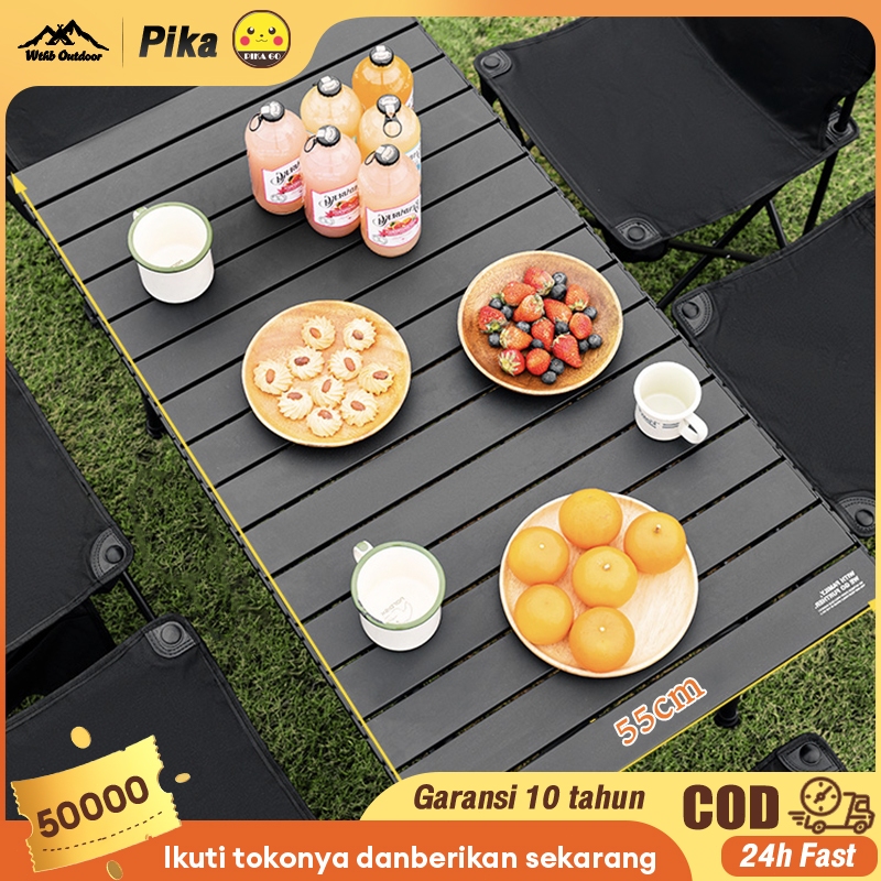 Meja Lipat Outdoor/ Aluminium Meja Lipat Camping/ Meja Lipat Portable/ outdoor portable berkemah