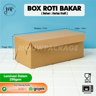 BOX ROTI BAKAR BANDUNG / BOX BROWNIES / BOX DONAT BOMBOLONI / BOX PANJANG / BOX ROTKAR BOMBOLONI