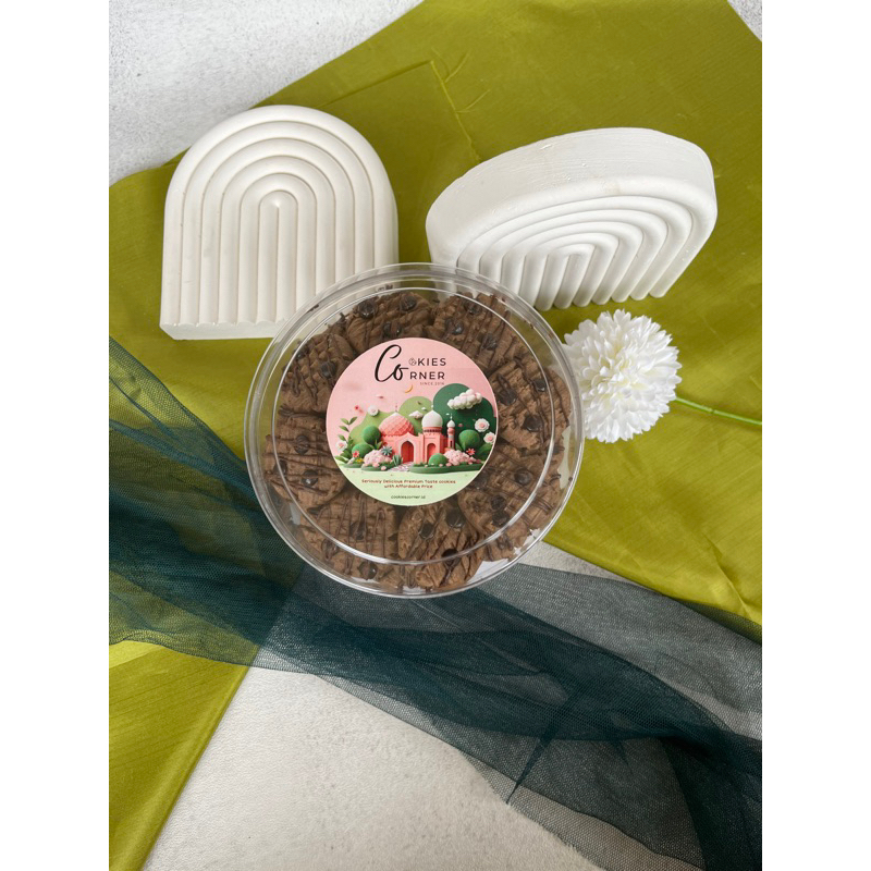 

kue kering tripple choco premium enak renyah nyoklat gurih manis legit mantap