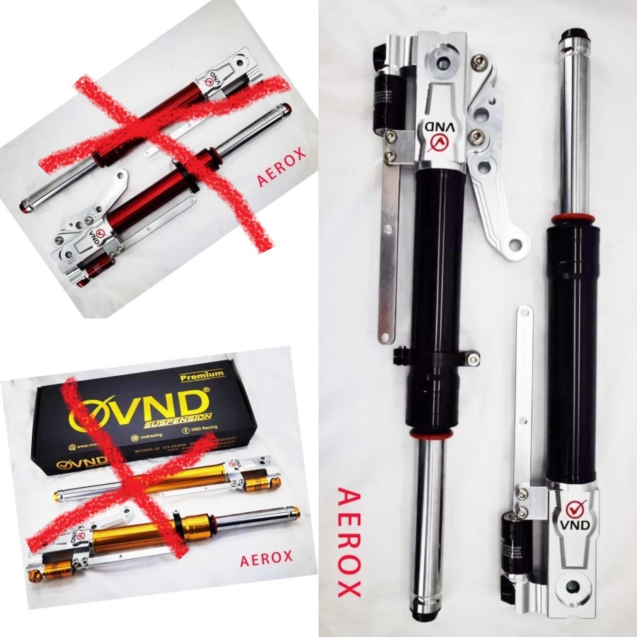 Shock depan vnd aerox 155 sok depan tabung pnp honda aerox old new aerox