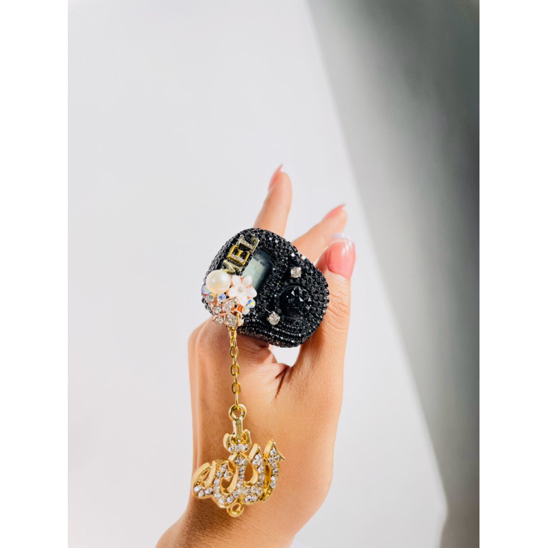 Tasbih digital Swarovski Led / Led Alarm Lafadz ALLAH