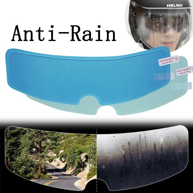 Sticker Kaca Helm Motor Rainproof Film Nano Coating Stiker Helm Anti Gores Helm Motor Anti Fog Helm 