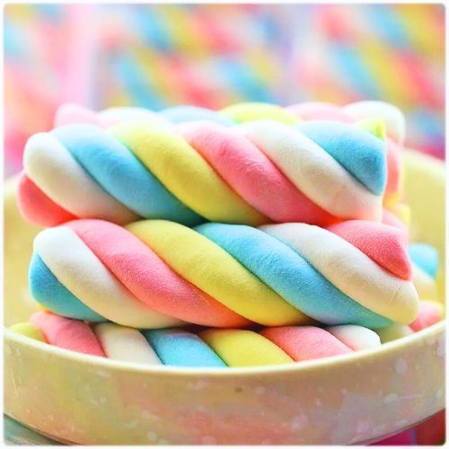 

Marshmallow Bravo Ranbow 1 pack isi 20pcs Rasa Buah-buahan 8gram/jajanan/Permen/jeli