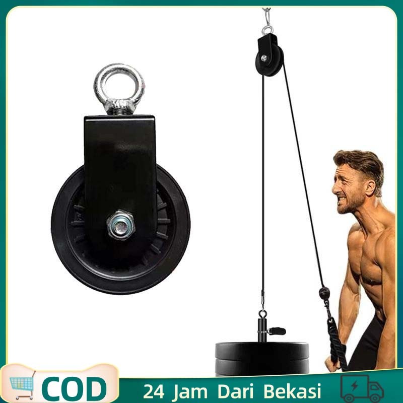 Roda Katrol Bearing 88mm Roda Pulley Home Gym/Single Katrol Pulley Cable/Roda Katrol Bearing Bearing