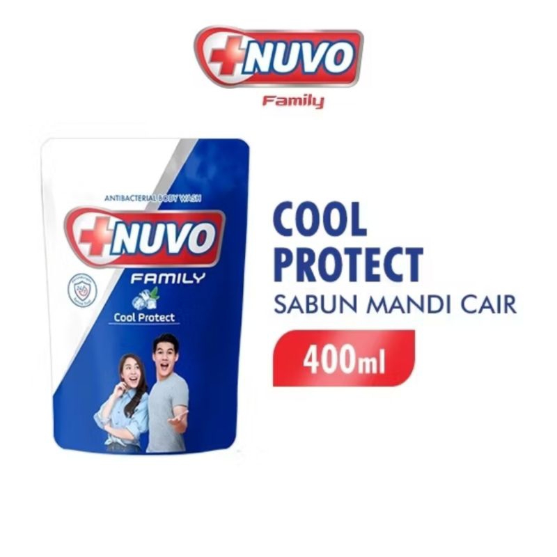 Sabun Mandi Cair Nuvo Cool Protect dan Total Protect 400ml