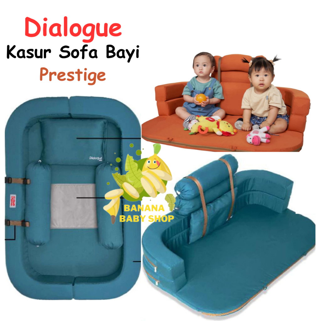 Dialogue Kasur Kolam + Sofa Bayi 3 in 1 Prestige series - kasur bayi sofa anak