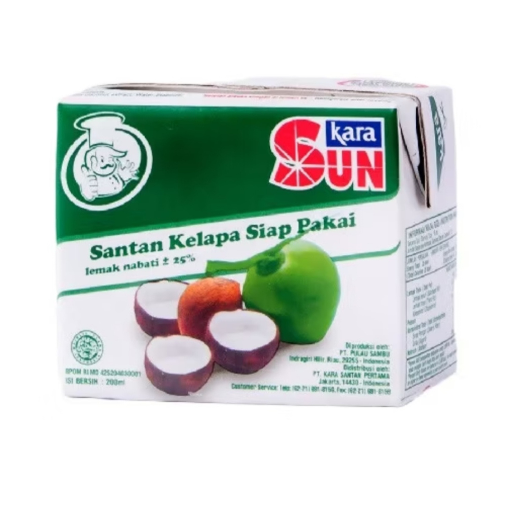 

SUN KARA | Santan Krim Kelapa 200 ml | 110 ml