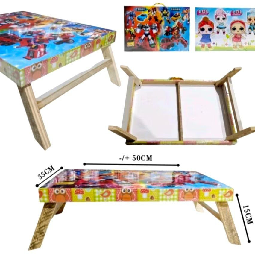 meja belajar lipat / meja belajar anak lipat / meja belajar