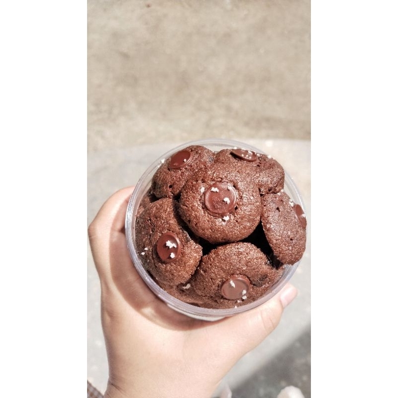 

sea salt dark choco cookies