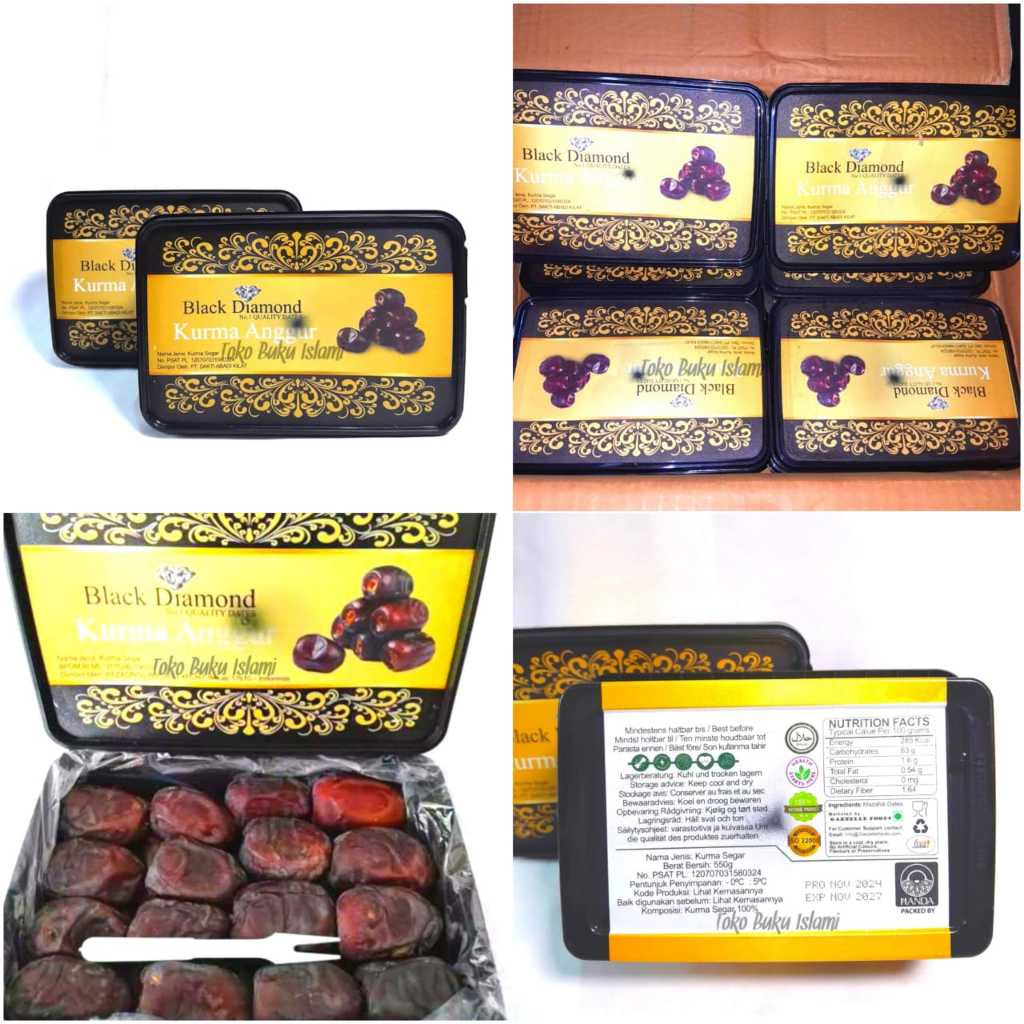 

Kurma Bam Black Diamond 550gr Original Kurma Black Diamond Black Diamond Dates Original Kurma Anggur Black Diamond