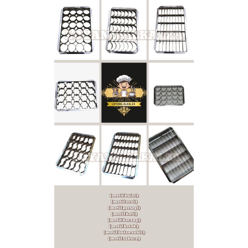 cetakan kue kering kastenggel / cetakan kue putri salju /cetakan kue kering lebaran