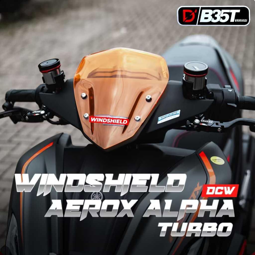 Visor Windshield Yamaha Aerox | Aerox New | Yamaha Aerox | Windshield Aerox Alpha Turbo | Aerox New 