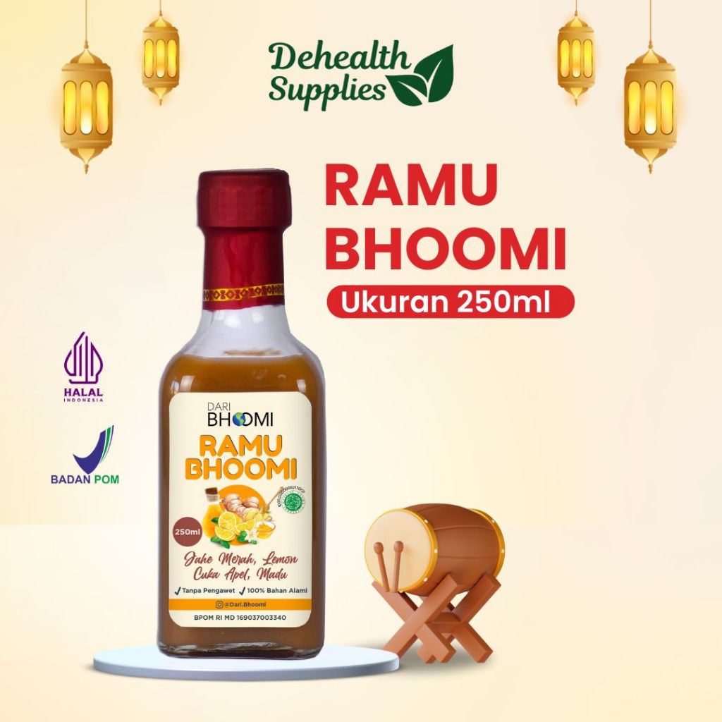 

Dehealth Supplies JAMU BHOOMI Botol Kaca 250ml