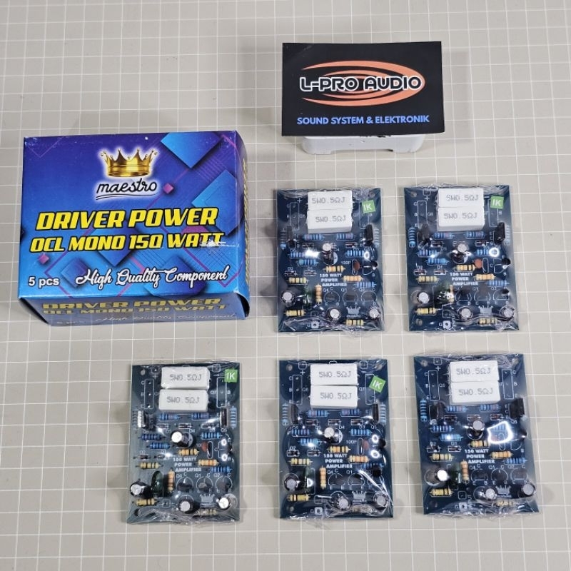 Kit power amplifier OCL 150 Watt mono tanpa dus