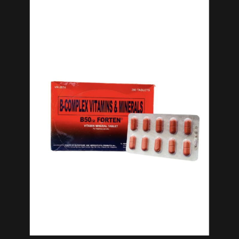 B50 Sagupaan Forten b complex vitamin obat ayam laga