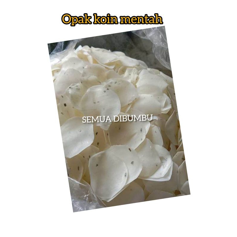 

Opak Koin Mentah khas Wonosobo TERMURAH 500gr