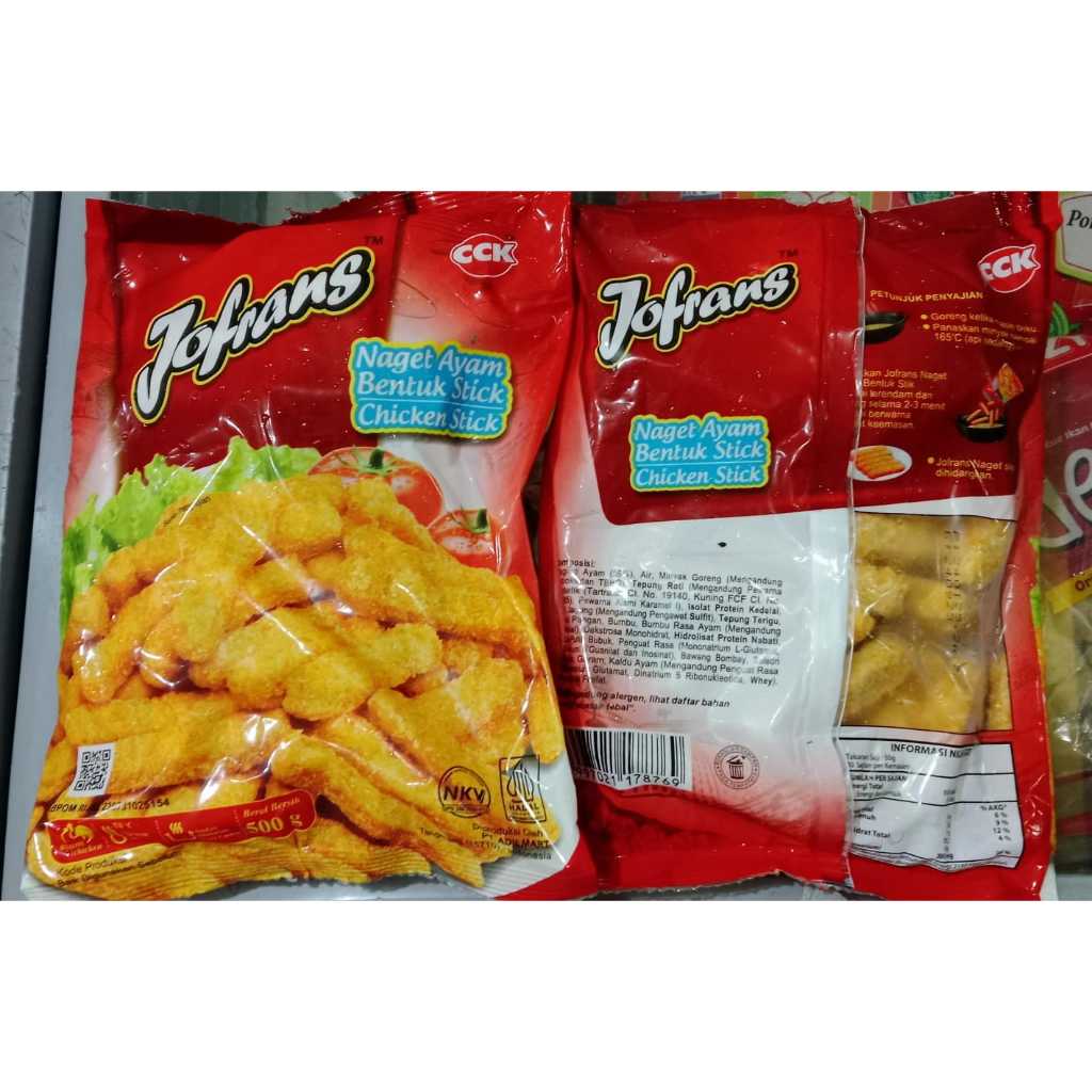 

Jofrans Nugget Stick Ayam berat 500 gr