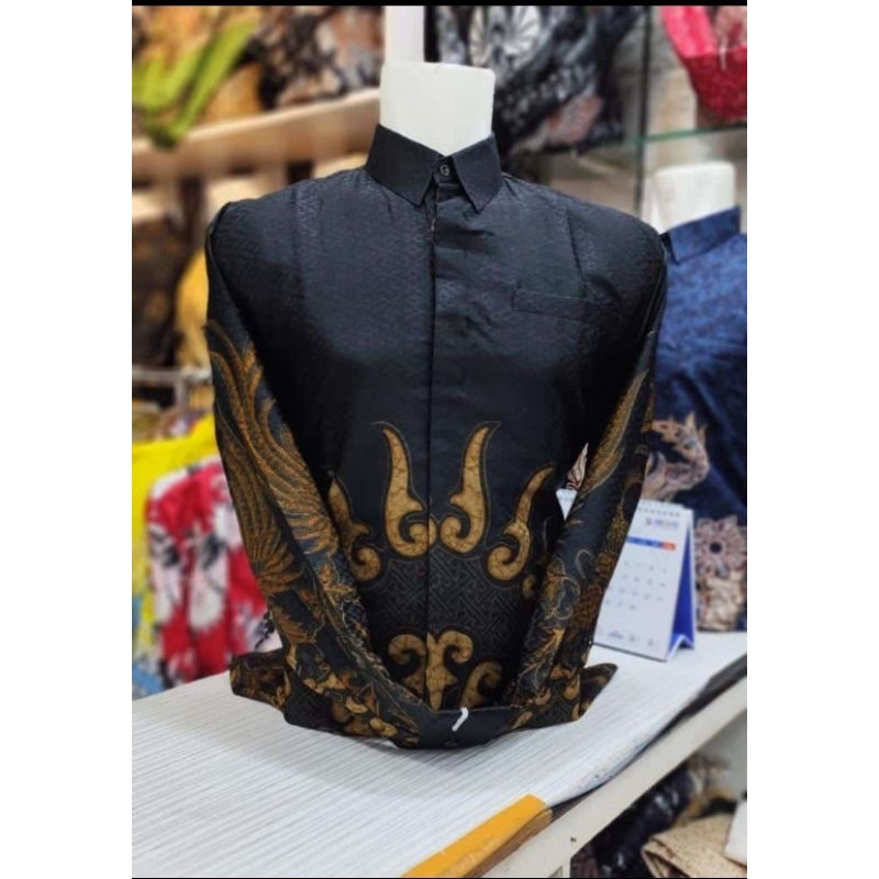 Batik pria lengan panjang Lapis Puring