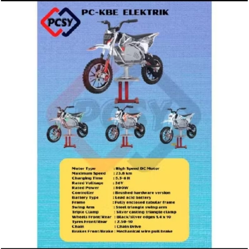 MOTOR TRAIL MINI LISTRIK PC KBE
