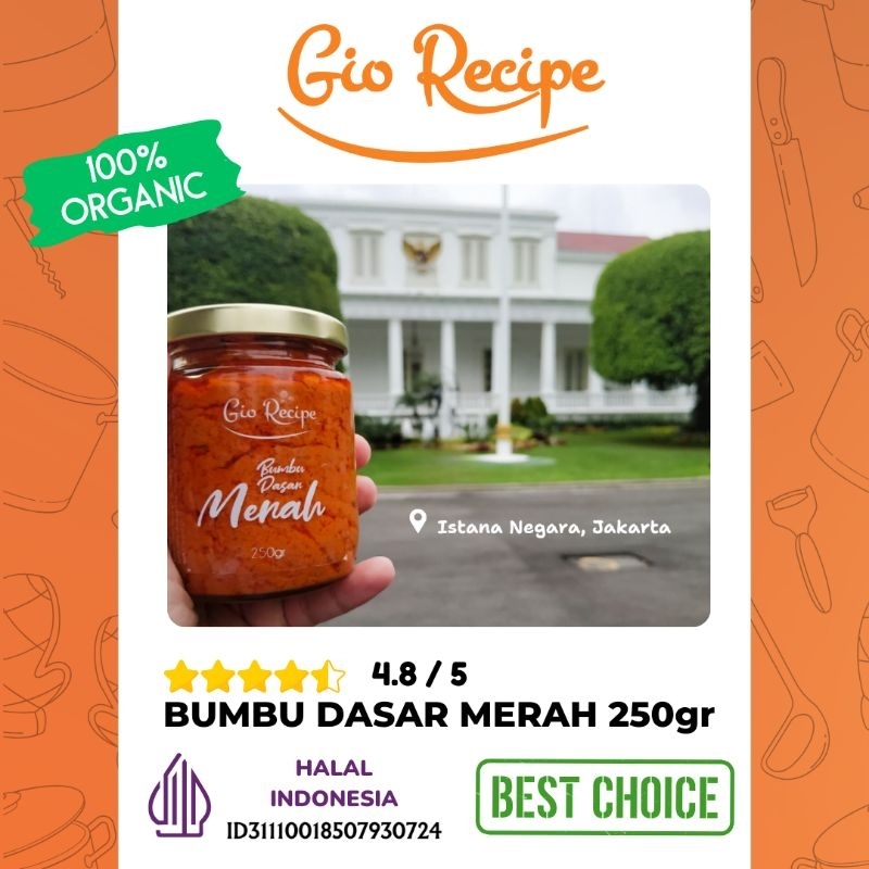 

Gio Recipe Bumbu Dasar 250gr. Bumbu Dasar Putih, Bumbu Dasar Kuning, Bumbu Dasar Merah, Bumbu Dasar Bawang, Bumbu Dasar Jadi, Bumbu Instan