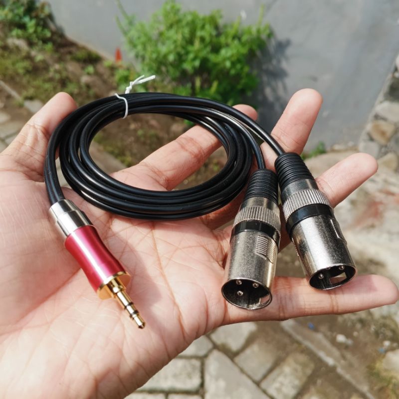 Keka'Store Kabel Hp Ke Mixer Makita Ke Equalizer Ke Crossover Ke Power Jack Canon Jek Akai Xlr Male