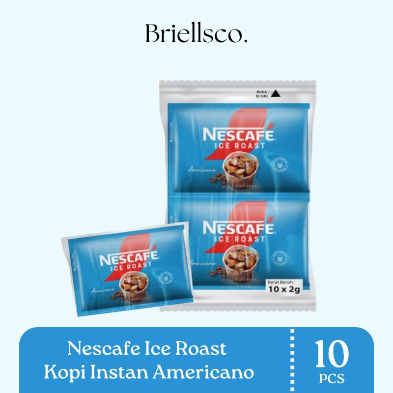 

Briellsco - Nescafe Ice Roast Kopi Instan Americano Bag 10 x 2 g