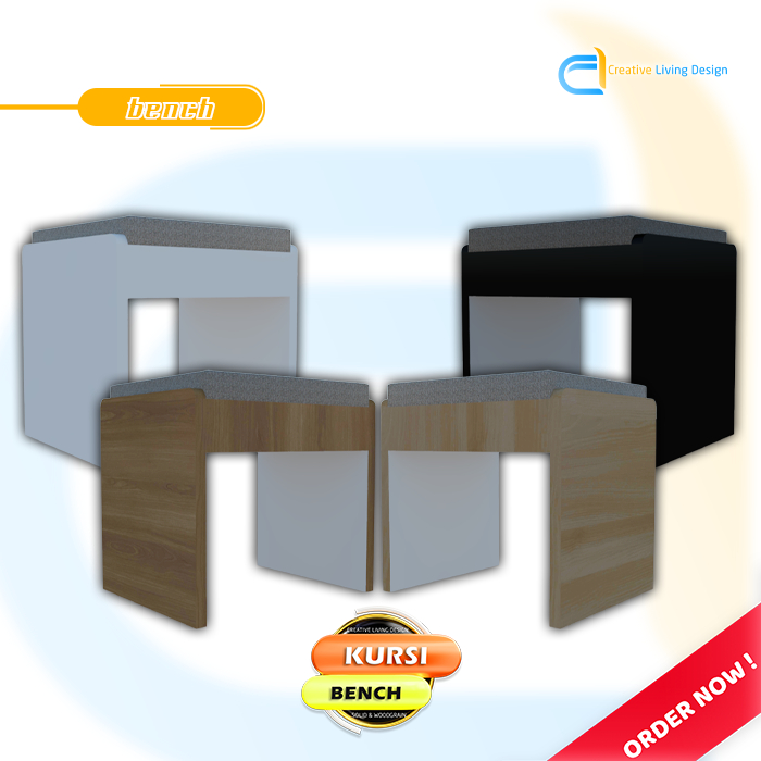 CLD Bench | Kursi | Bench | Kursi Woodgrain & Solid