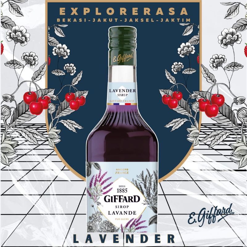 

Giffard syrup rasa Lavender 1liter