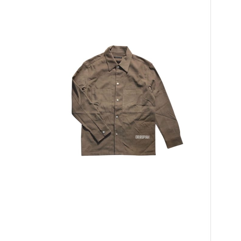 Mind Bridge JHI Suede Outer Shirt - Korean Clothing & Cosmetics