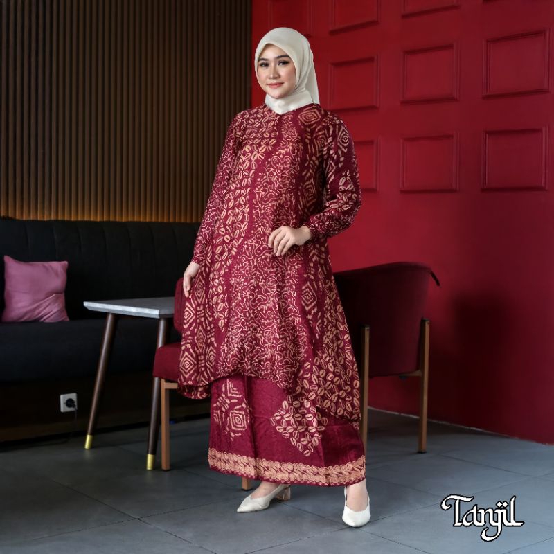 VIRAGO BATIK VISCOSE WANITA BAJU KURUNG MELAYU BATIK SUTRA ASLI 100% ORIGINAL BAJU KONDANGAN WANITA 