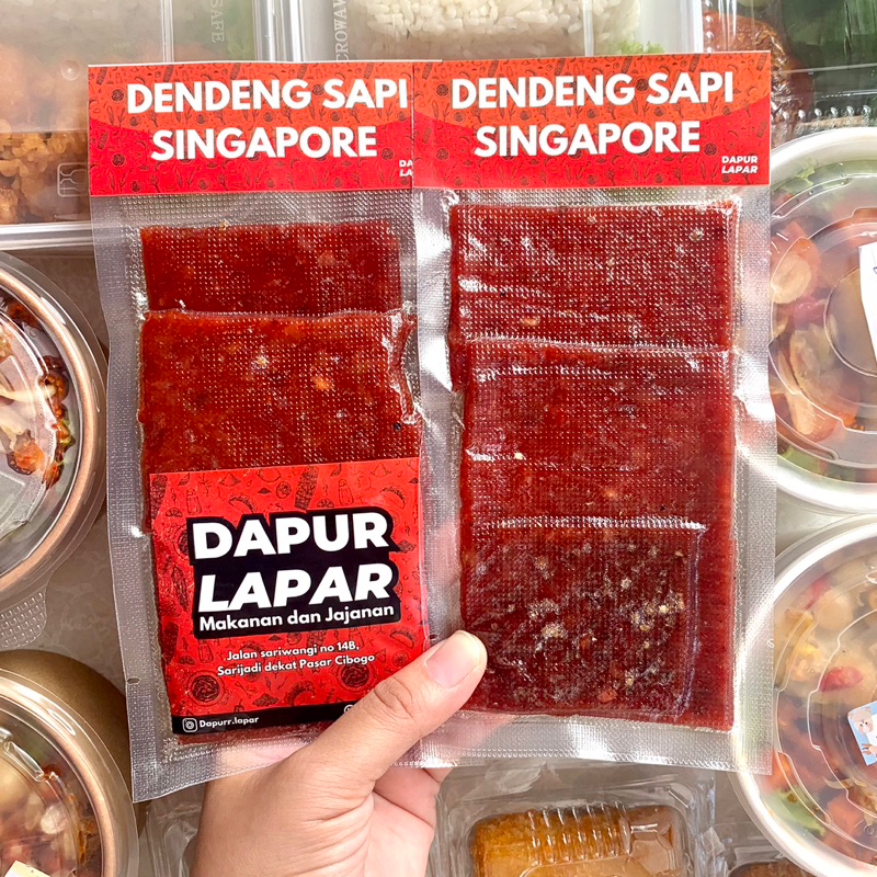 

Dendeng sapi singapore bakkwa sapi asli halal 40gr oleh oleh singapore
