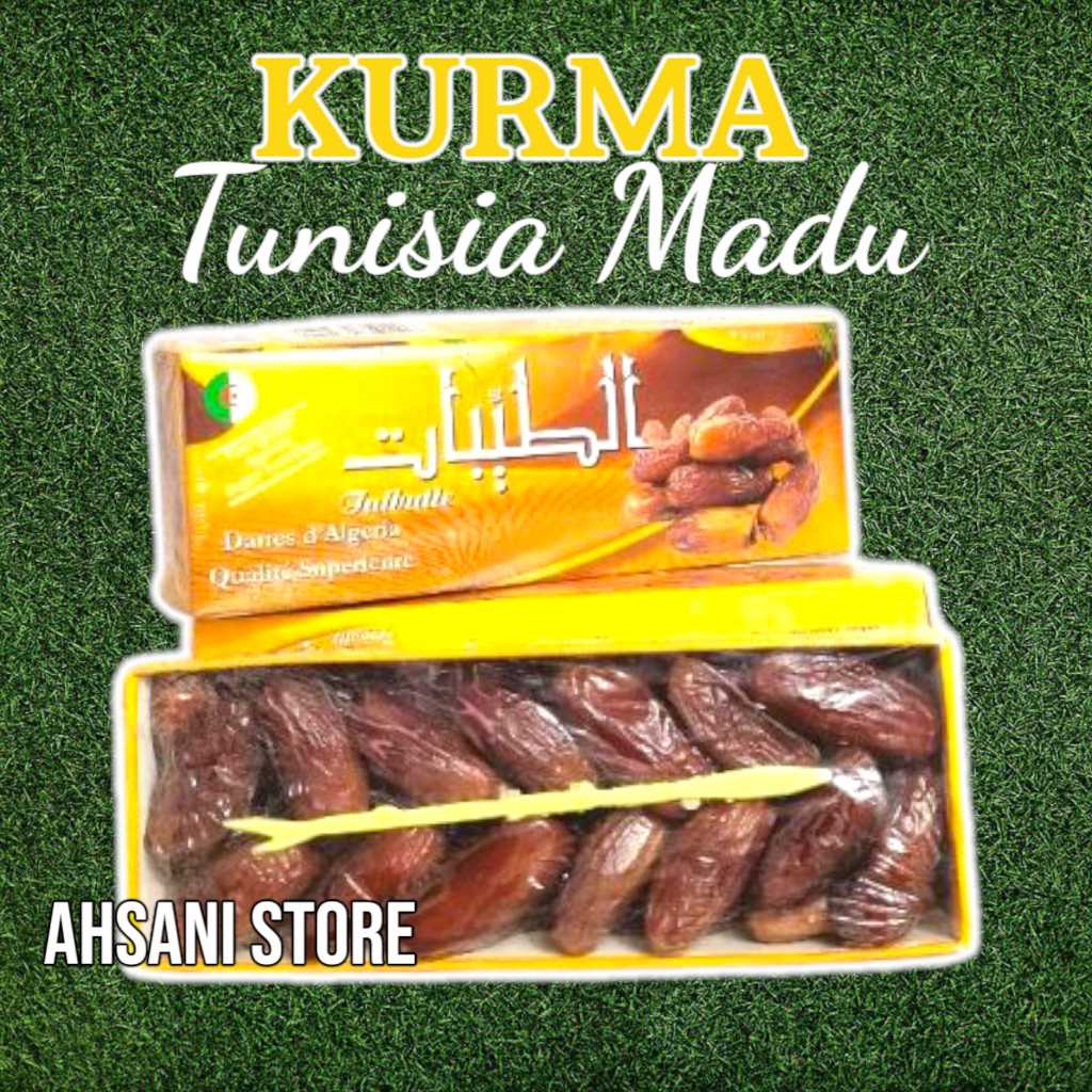 

Kurma Tunisia Madu Taibatte 250 gr / Kurma madu / kurma Alger
