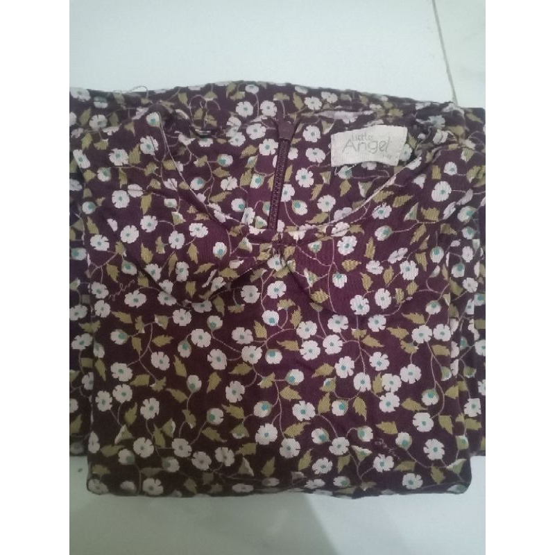 preloved gamis little angel size 4-6y